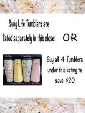 Swig Life 4 Tumbler Set - NWOT